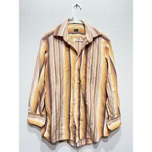 Paul Smith Shirt Button Striped 15. 1/2 39